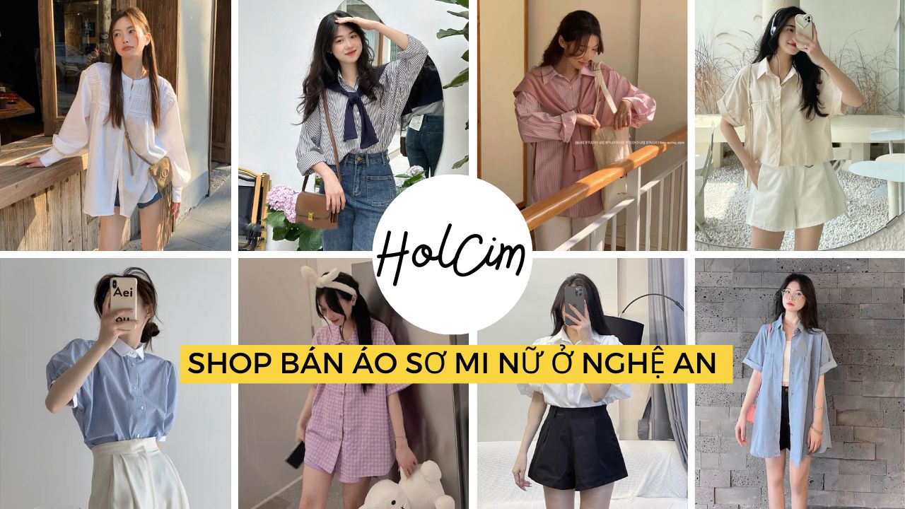 Top 7 shop bán áo sơ mi nữ đẹp nhất ở Nghệ An