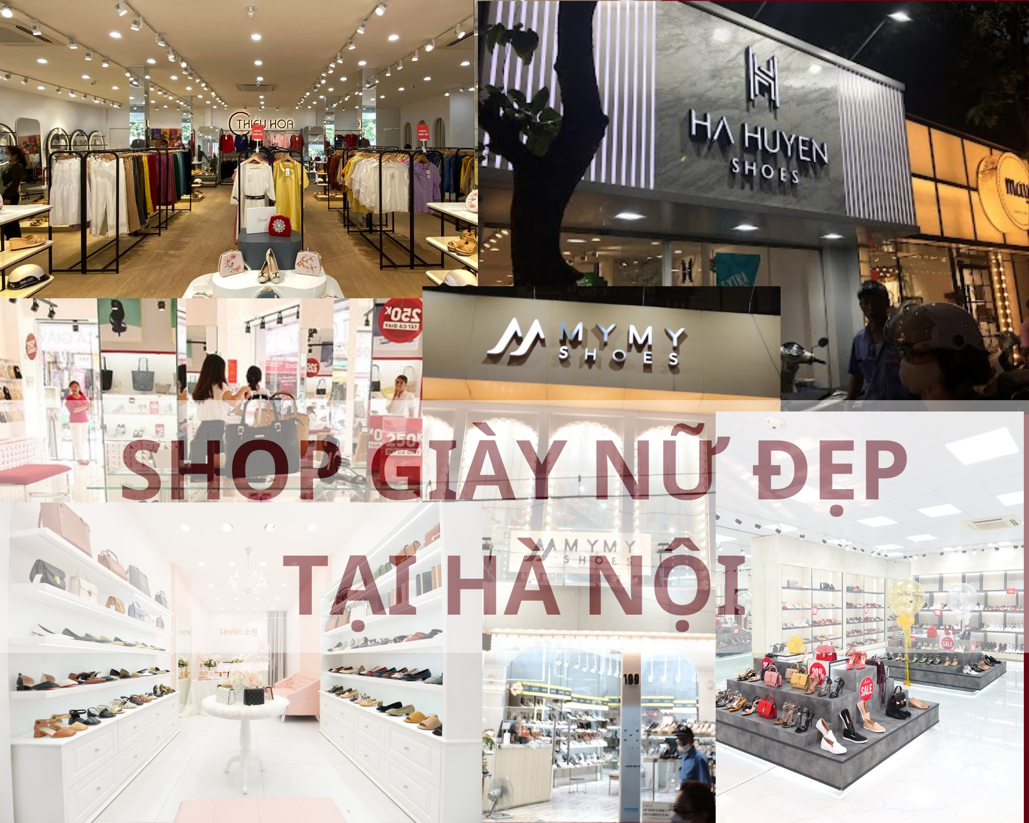 TOP 11 shop giày nữ đẹp tại Hà Nội uy tín, chất lượng