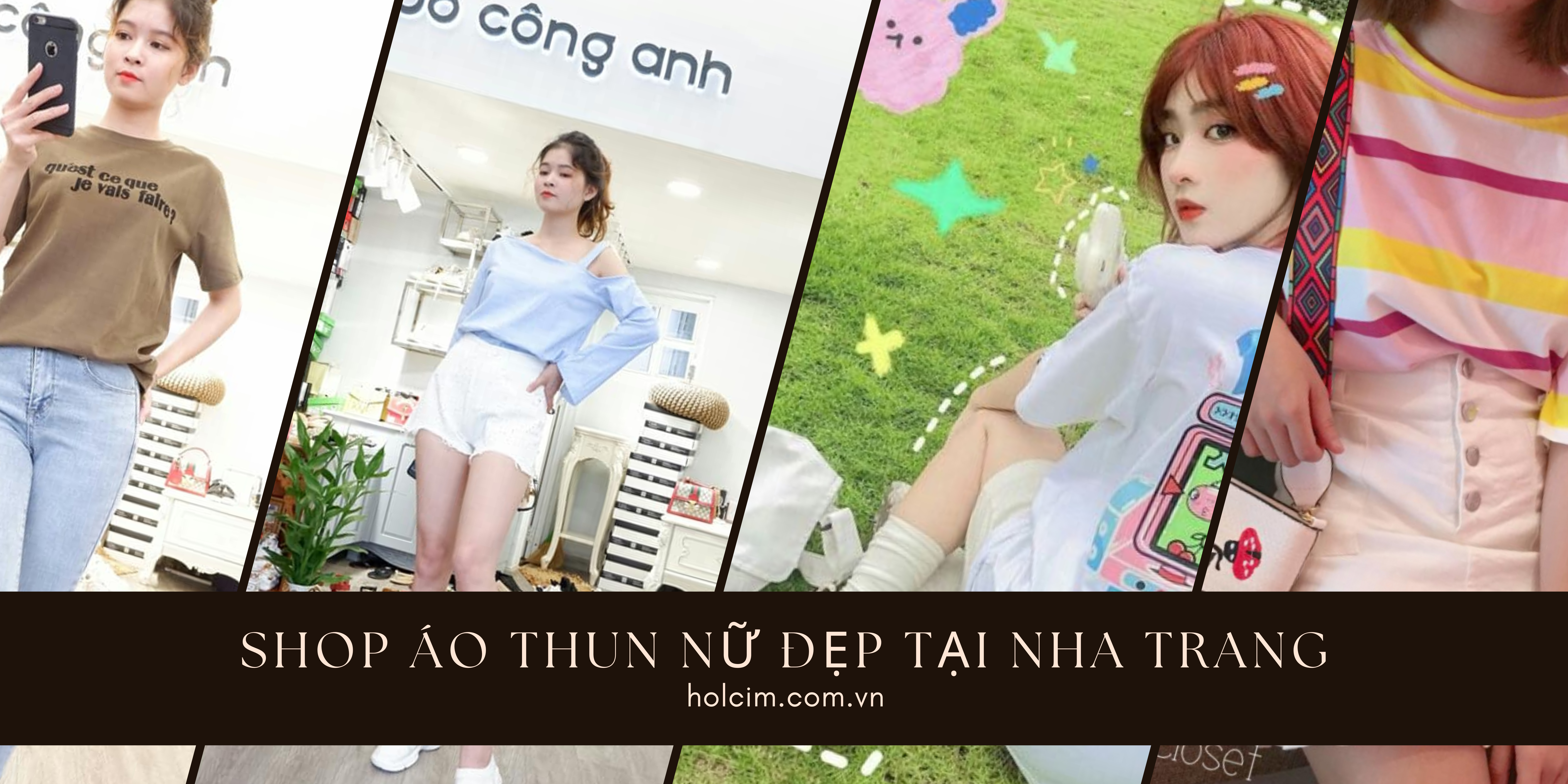 Top 8 shop bán áo thun nữ đẹp tại Nha Trang