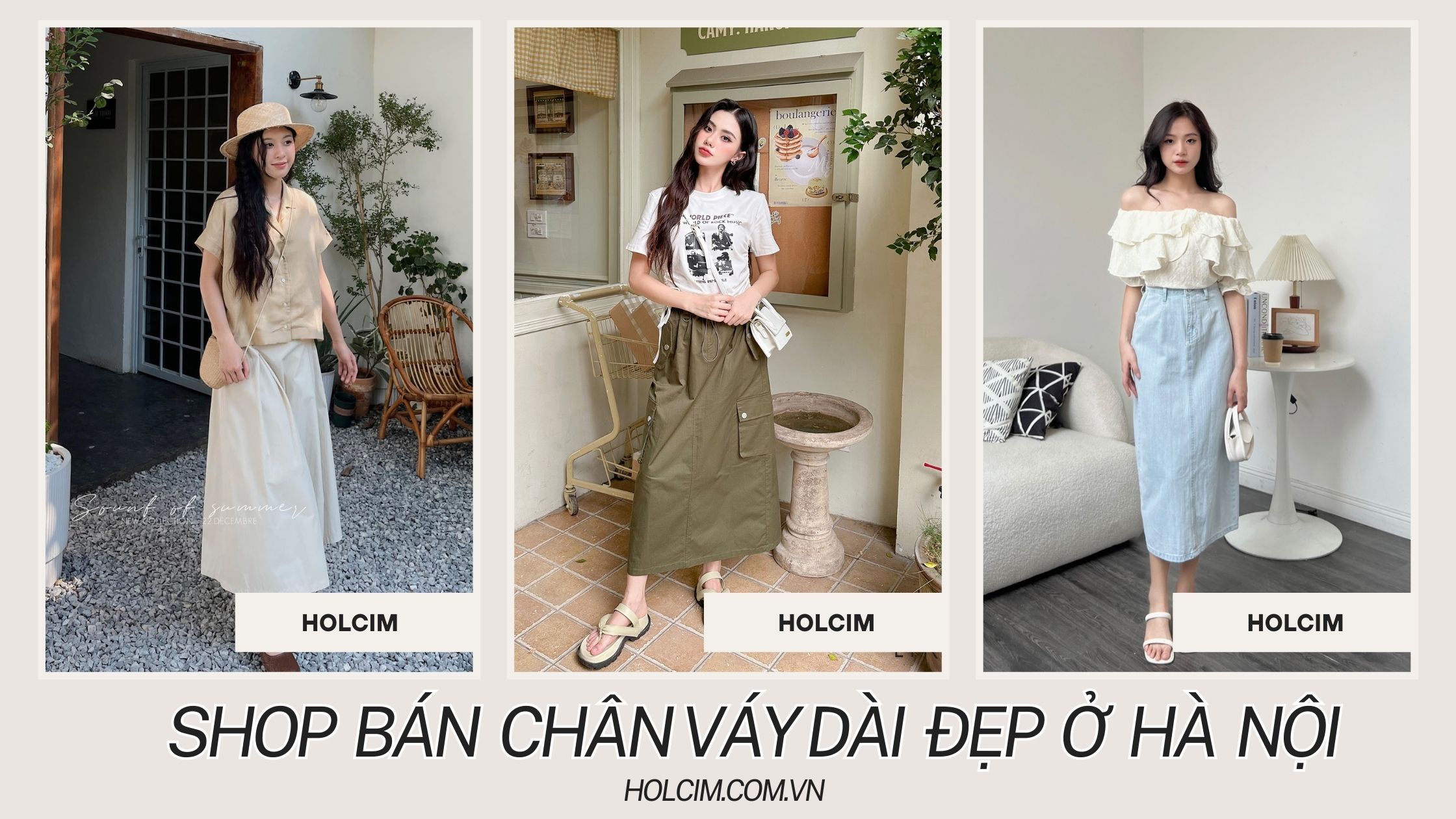 Top 10 shop bán chân váy dài ở Hà Nội siêu xinh