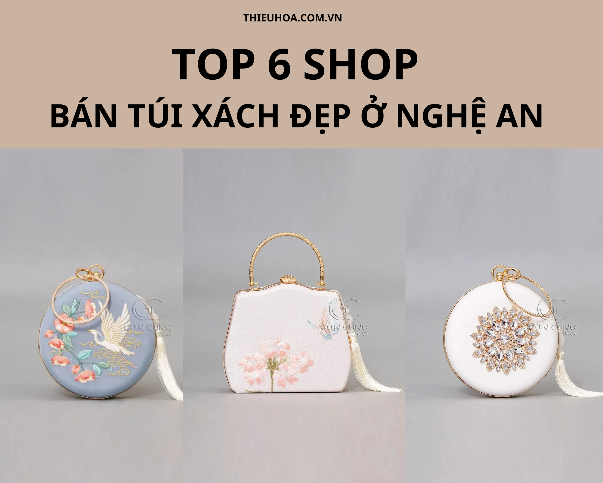 Top 6 shop bán túi xách đẹp ở Nghệ An rẻ và chất lượng