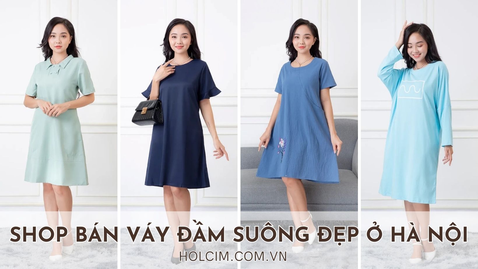 Top 12 shop bán váy đầm suông đẹp nhất ở Hà Nội