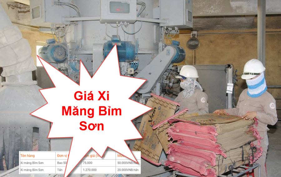 Xi măng Bỉm Sơn. Báo giá xi măng Bỉm Sơn hôm nay rẻ nhất thị trường